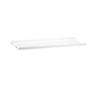 String Furniture Tablette avec bords bas String système 58x20cm blanc LxHxP 58x2x20cm