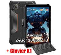 Tablette Blackview Active 5 2025 Nouveau IA Modèles 8.68" 90 Hz, Android 15, 24+128Go/SD 2 To, 6600 mAh Noir Avec Clavier K1
