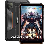Tablette Blackview Active 5 2025 Nouveau IA Modèles 8.68" 90 Hz, Android 15, 24 Go + 128 Go/SD 2 To, 6600 mAh, Dual SIM - Orange