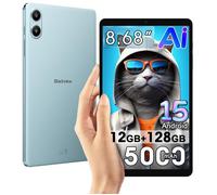 Tablette Blackview LINK 2 8.68"" FHD AI x Android 15, RAM 12 Go ROM 128 Go/SD 2 To, 5000mAh Widevine L1 1080P WPS, Dual SIM - Bleu