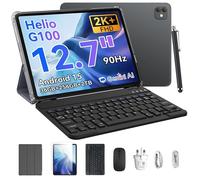 Tablette x Duoke AI Blackview LINK8 12.7"" 2K+ 90Hz, 36 Go + 256 Go/SD 2 To, Android 15, 8400 mAh, 16+13MP, WPS, PC Mode - Gris