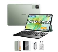 Tablette Blackview Tab 60 Pro 10,1 pouces RAM 24 Go ROM 128 Go Android 14 WiFi 6 Widevine L1 4G tablet+keyboard vert