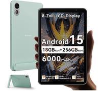 Tablette-BLACKVIEW ZENO 1-8 Pouces-Android 15 - 18Go RAM+256Go ROM(2To TF)-90Hz 800x1280-Ultra Léger&Compact Gaming-6000mAh-Vert