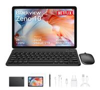Tablette Blackview Zeno 10, écran FHD 11 pouces (1920 x 1200), 5G, Android 15, Gemini AI, Unisoc T8200, 24 Go (8 + 16) de RAM + 256 Go de ROM, 8800 mAh, Mode PC, Widevine L1, Face ID, 16 MP + 13 MP, G