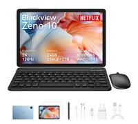 Tablette Blackview Zeno 10, écran FHD 11 pouces (1920 x 1200), 5G, Android 15, Gemini AI, Unisoc T8200, 24 Go (8 + 16) de RAM + 256 Go de ROM, 8800 mAh, Mode PC, Widevine L1, Face ID, 16 MP + 13 MP, G