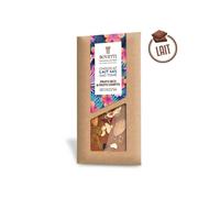 Tablette Chocolat Lait Sao Tomé FRUITS SECS ET FRUITS CONFITS 100g - BOVETTI