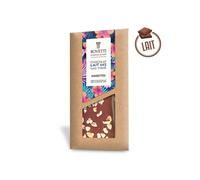 Tablette Chocolat Lait Sao Tomé NOISETTES 100g - BOVETTI