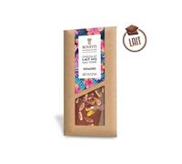 Tablette Chocolat Lait Sao Tomé PISTACHES 100g - BOVETTI