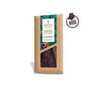 Tablette Chocolat Noir Sao Tomé CRANBERRIES 100g - BOVETTI