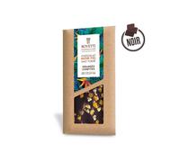 Tablette Chocolat Noir Sao Tomé ORANGES CONFITES 100g - BOVETTI