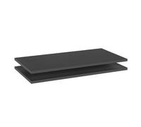 Vicco Tablette "Claus" Anthracite | Lot de 2, pour un montage intérieur ultérieur dans des commodes existantes