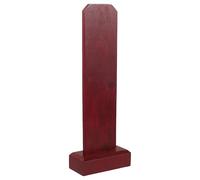 Tablette Commémorative en Bois Rouge avec Socle, pour Temple | Décoration de Temple, Usage Sacrificiel et Mémoire Ancestrale, Finition Solennelle, Usage Polyvalent
