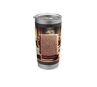 Tablette cunéiforme écriture sumérienne mésopotamie akkadienne Gobelet isotherme en acier inoxydable double paroi