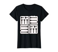 Tablette cunéiforme écriture sumérienne mésopotamie akkadienne T-Shirt Graphique avec Valeur, Femme, Noir, L
