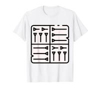 Tablette cunéiforme écriture sumérienne mésopotamie akkadienne T-Shirt Graphique avec Valeur, Homme, Blanc, L