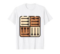 Tablette cunéiforme écriture sumérienne mésopotamie akkadienne T-Shirt Graphique avec Valeur, Homme, Blanc, M
