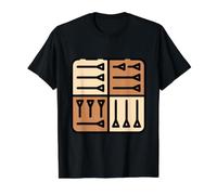 Tablette cunéiforme écriture sumérienne mésopotamie akkadienne T-Shirt Graphique avec Valeur, Homme, Noir, S