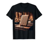 Tablette cunéiforme écriture sumérienne mésopotamie akkadienne T-Shirt Graphique avec Valeur, Homme, Noir, M