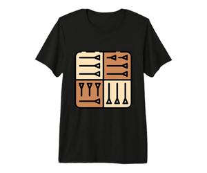 Tablette cunéiforme écriture sumérienne mésopotamie akkadienne T-Shirt Haut de Gamme