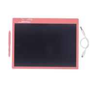 Tablette d’écriture électronique, tablette de dessin LCD colorée pour enfants, affichage vibrant avec stylet, effacement en un, tableau léger et écologique alimenté par (Rose)