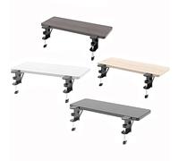 Tablette d'accoudoir Pliable pour Extension de Table, Support de Plateau de Clavier avec Pince, Repose-coude, Plate-Forme de Souris 22 x 10 Pouces pour Bureau d'ordinateur