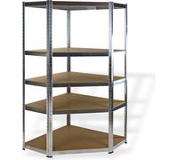 Tablette d'angle sans vis 5P 175 kg 180x90x90 cm