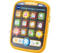VTech Tablette d'apprentissage bilingue pour bébé - Apprentissage ludique des premiers mots en allemand et en anglais - Avec 12 touches lumineuses, modes de jeu interactifs et musique - Pour les bébés