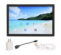 Tablette de 10,1 pouces dorée, 8 Go de RAM, 256 Go de ROM, processeur Octa Core, 7000 mAh, double caméra, WiFi 5G, tablette de bureau pour bureau, 100 à 240 V, prise américaine