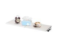 Tablette De Chevet Télescopique, Plateau À Clipser en Acier Au Carbone pour Table De Nuit, Gain De Place pour Dortoir Étudiant Chambre Ado Appartement