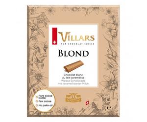Tablette de Chocolat Blanc Villars au lait caramélisé Blond - 50 gr