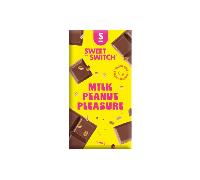 Tablette de chocolat lait cacahuète Sweet-Switch 90g
