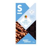 Tablette de chocolat noir amandes et sel marin Keto Sweet-Switch 100g