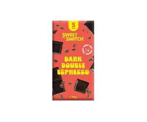 Tablette de chocolat noir Double Espresso Sweet-Switch 90g