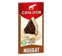 Tablette de Chocolat Noir Nougat COTE D'OR - La tablette de 130 g Lot De 4 - Par Lot