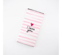 Tablette de Chocolat Personnalisée, Chocolat au Lait ou Noir, Fabriqué en France par Artisan Chocolatier, chocolat personnalisé (I love you, Chocolat noir)