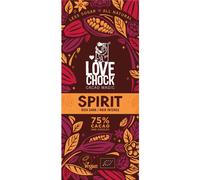 Tablette de chocolat - Spirit Noir 75% vegan 70g pack de 4
