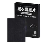 Tablette de coloration noire - Lot de 10 peintures colorées longue durée pour synthétiques et naturels, teinture pour polyester, coton, lin et laine, restauration sûre du lavage