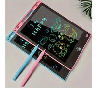 Tablette de dessin LCD 8,5 pouces, tableau d'écriture électronique, blocs-notes d'écriture manuscrite, tablette électronique portable pour enfants de 3, 4, 5, 6, 7, 8 ans, cadeau pour enfants Sky-blue