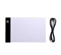 Tablette de dessin numérique A5 Boîte à lumière LED Tablettes graphiques Pad Tracing Graphique Tableau de copie USB Peinture Table d'écriture (couleur : trois niveaux)