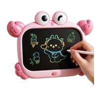 Tablette De Dessin Pour Ardoise LCD effaçable mignonne en forme de crabe | Tablette d'écriture enfant Pour garçons et filles dès 3 ans, trajet en voiture, , road trip, Noël,