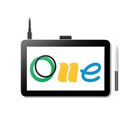 Tablette de Dessin Wacom One 12 avec écran 11,6” Full HD 99% sRGB, Stylet à résonance électromagnétique sans Pile ni Batterie Inclus, pour Windows, Mac, Chromebook & Android, pour Les Artistes