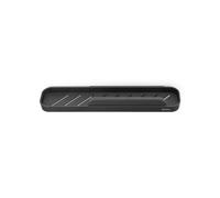 Tablette de douche MindSet avec raclette, gris foncé