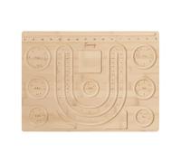 Tablette de fabrication de bijoux, plateau portable précis lisse pour la conception de bracelets | plateau de perles pour la création de colliers de bijoux, pour adultes professionnels femmes amateurs