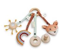 hauck Hochet Bebe, Jouet Bebe dès 0 Mois, Coordination Œil-Main - Compatible avec Plateau de Jeu pour Chaise Haute Bébé Evolutive Alpha, Beta ou Arketa - Play Catching S, Renard