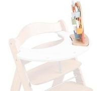 hauck Jouet Bebe Grande Roue Play Fun Fair S, Compatible Plateau Play Tray pour Chaise Haute Bébé Alpha+, Beta+ ou Arketa, Développe Coordination Œil-main, dès 12 Mois, Animaux