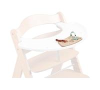 hauck Puzzle Bebe pour Plateau de Jeu Play Tray Chaise Alpha+, Beta+ et Arketa, Formes Silicone Alimentaire dès 10 Mois, Fixation Poussette et Siege Auto, Tortue et Fleur
