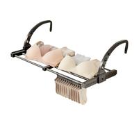 Tablette De Lit pour Chambre De Dortoir | Support Pliable et Ajustable | Porte-Vêtements Rétractable - pour Balcon, Université, Chambre à Coucher, Étudiants, Berceau, Livre, Sac à Main, Serviette