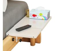 Tablette De Lit Télescopique pour Dortoir | Plateau en Acier Carbone pour Lit avec Rangement | Gain De Place pour Dortoir Étudiant Chambre Ado Appartement
