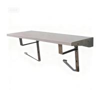 Tablette de Radiateur, Tablette Radiateur Flottante avec Support, en Alliage D'aluminium, Facile à Assembler, pour Salon, Chambre, Bureaux, Hôtels, Studios(100x20cm/39x8in)