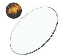 Tablette De Table Rond Gigogne Pour La Table Basse, Table à Manger Tempéré Verre Rond Tableau Coutume Maison Table Basse Turnitable De L'hôtel Table à Manger Table Ronde Pour La Nourritur(Size:115cm)